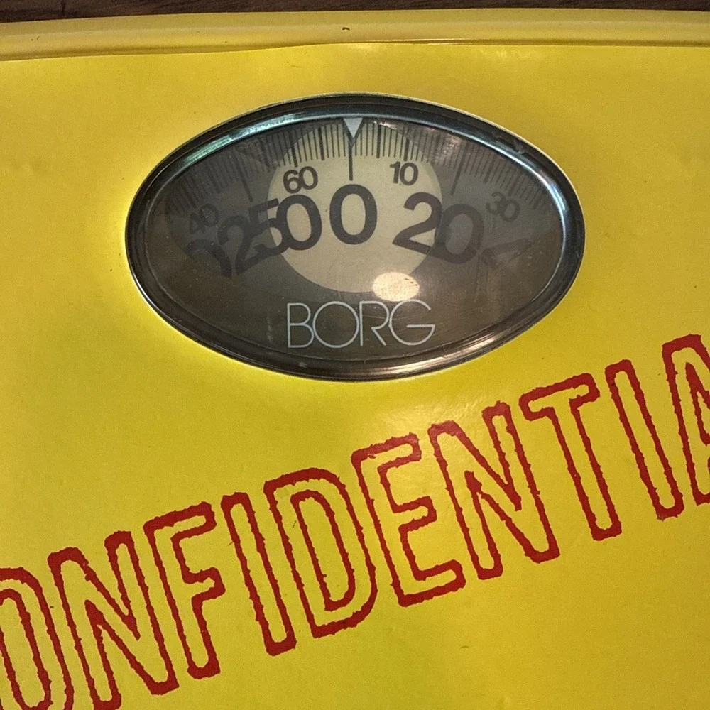 Vtg Retro 1960's Borg Bright Yellow 